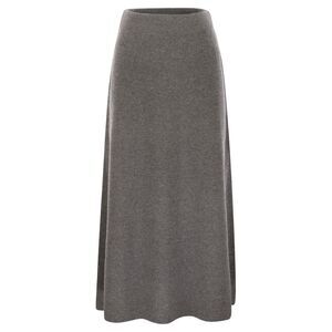Fabiana Filippi Women Platinum And Lurex Long Skirt
